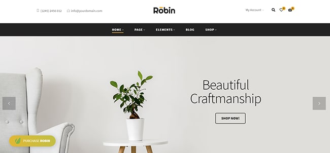 Mẫu website nội thất đẹp 2
